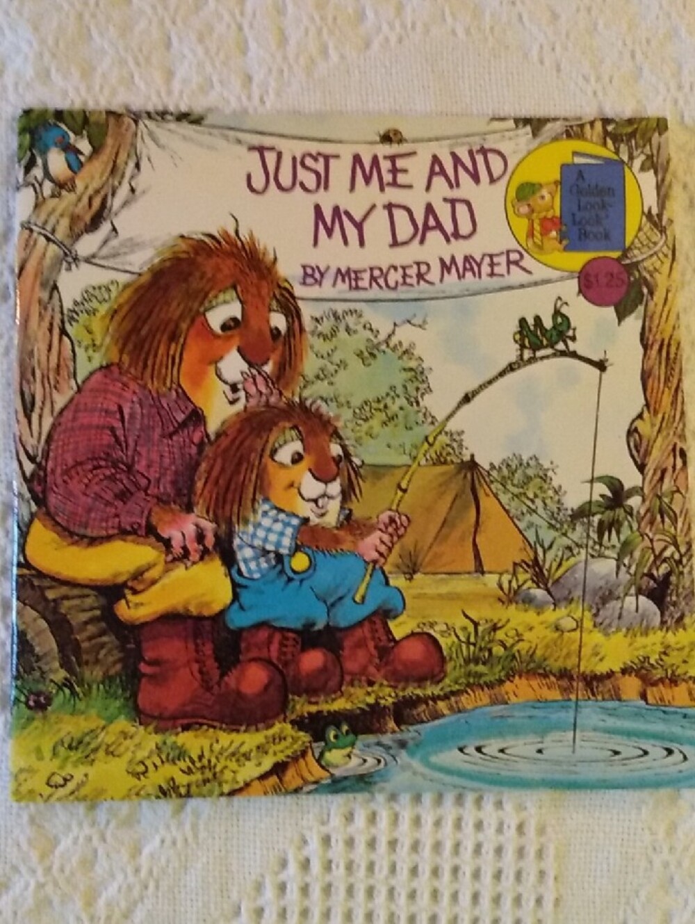 4/$20 VTG 1977 Just Me and My Dad (Little Critter) Paperback Book Mercer Mayer